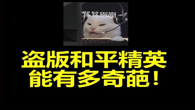 盗版和平精英手游，能有多奇葩！