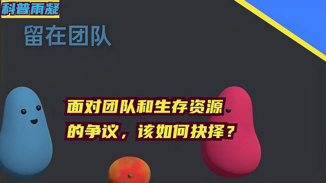 面对团队和生存资源的争议，该如何抉择？