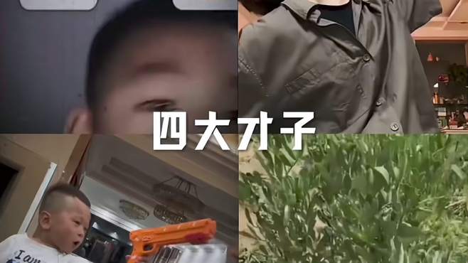 四大才子搞笑视频四大系列满级才子满级小孩的爆笑瞬间