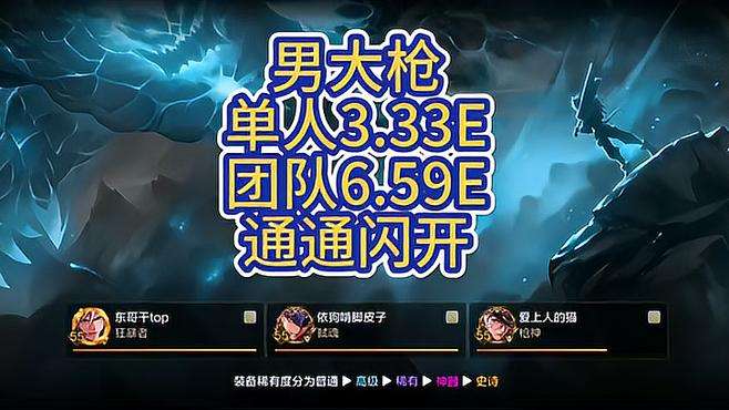 全网大枪记录！男大枪3.33亿，团队6.59亿