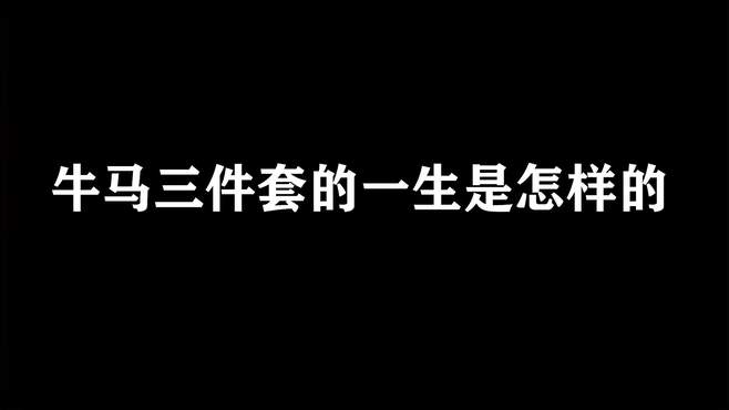 牛马三件套的一生是怎样的