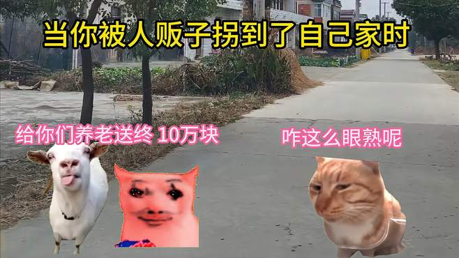 当你被人贩子拐到了自己家时