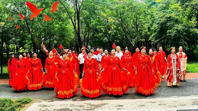 迎国庆中国东方影视梦之群表演：祝福祖国