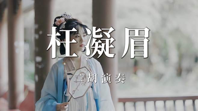 阿蕾二胡演奏《枉凝眉》经典老歌，曲声如泣如诉美妙动听，太棒了