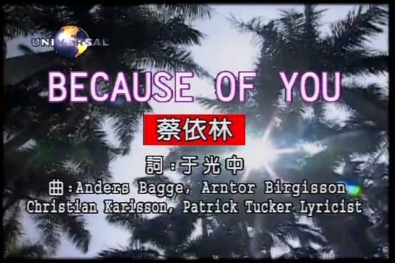 蔡依林歌曲：Because of You（MV版本）