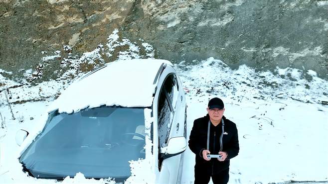 一镜到底带你看看秦岭的春雪