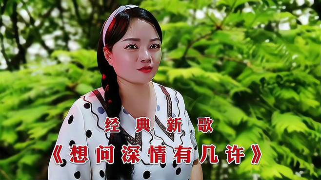 伤感民谣新歌《想问情深有几许》旋律优美，句句深情，催泪动听