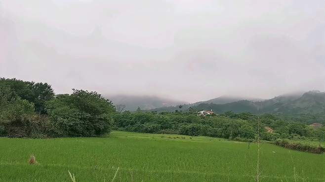 雨后的木兰西湖，云雾缭绕，仙境一般，千里江山图展现眼前！