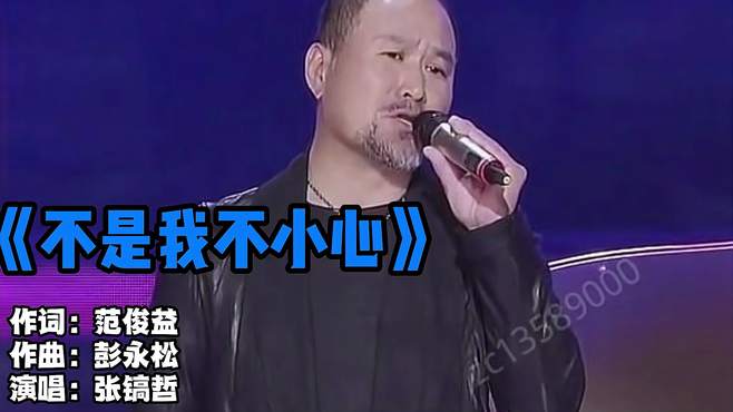 张镐哲一首《不是我不小心》，深情动听的演唱，满满的年代感