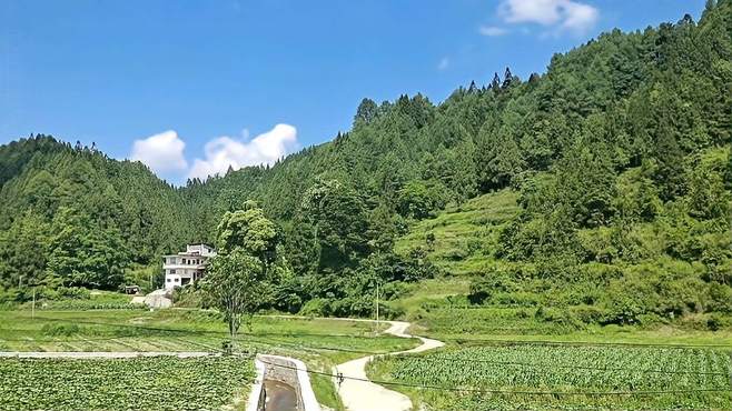 贵州大山深处农村风景如画环境太好了适合来这里养老